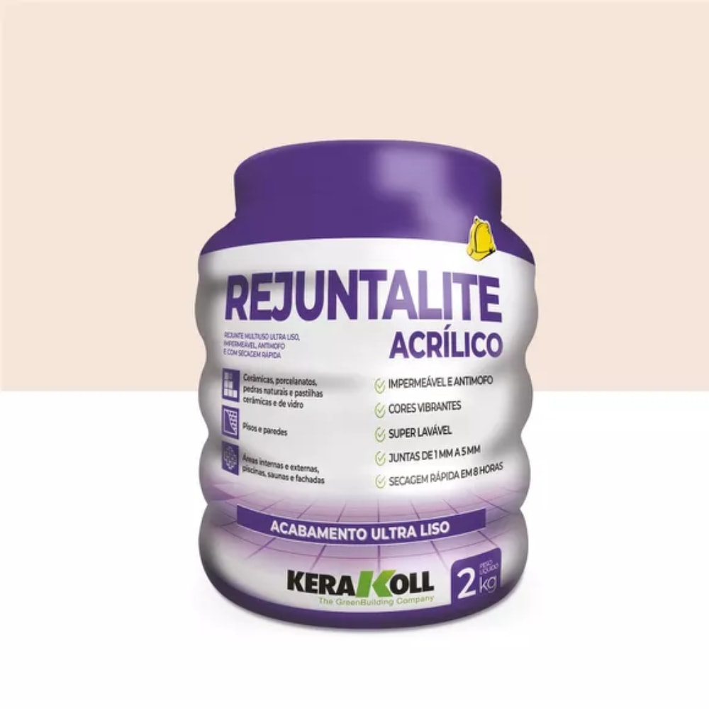 Rejunte Acrílico Kerakoll Rejuntalite 2Kg Bege - K90169.01