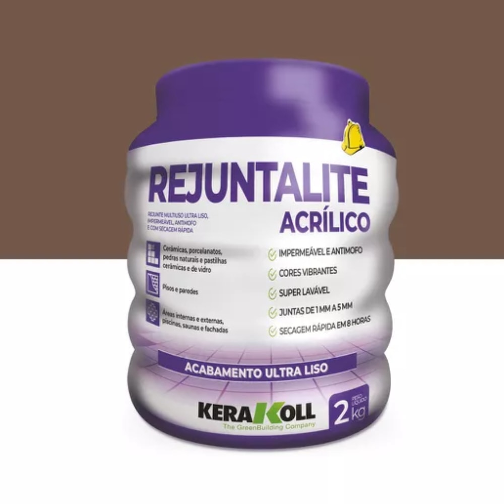 Rejunte Acrílico Kerakoll Rejuntalite 2Kg Milettia - K90180.01