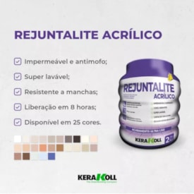 Rejunte Acrílico Kerakoll Rejuntalite 2Kg Palha - K90168.01