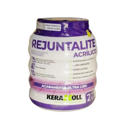 Rejunte Acrílico Kerakoll Rejuntalite 2Kg Silver - K90160.01