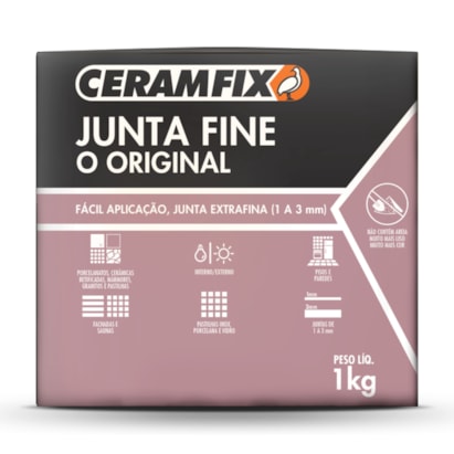 Rejunte Ceramfix Junta Fine 1Kg Corda Nó - 604250