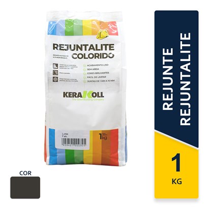 Rejunte Cimentício Kerakoll Rejuntalite 1Kg Antracite - K90109.01