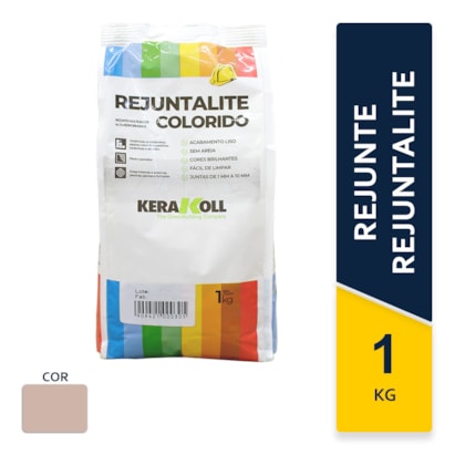 Rejunte Cimentício Kerakoll Rejuntalite 1Kg Champagne - K90115.01