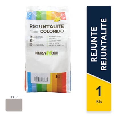 Rejunte Cimentício Kerakoll Rejuntalite 1Kg Cinza Perola - K90107.01