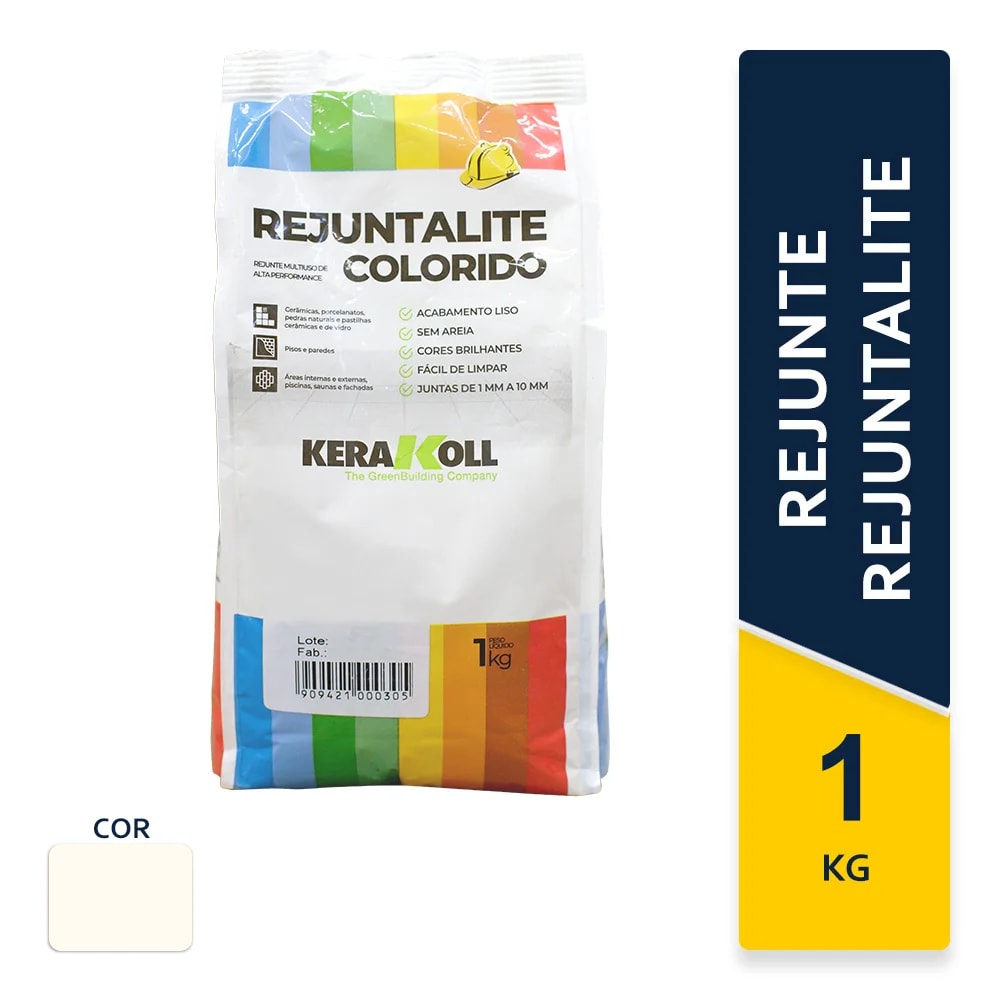 Rejunte Cimentício Kerakoll Rejuntalite 1Kg Palha - K90113.01