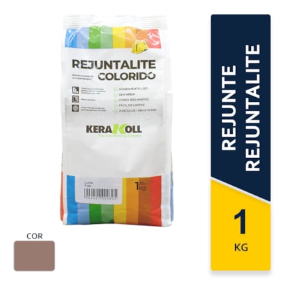 Rejunte Cimentício Kerakoll Rejuntalite 1Kg Pau Brasil - K90118.01