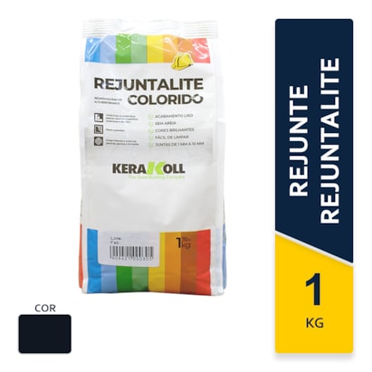 Rejunte Cimentício Kerakoll Rejuntalite 1Kg Preto - K90110.01