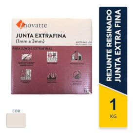 Rejunte Junta Extra Fina Inovatte 01KG Bege Claro