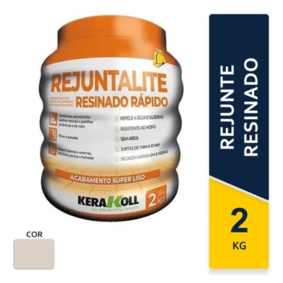 Rejunte Resinado Kerakoll Rejuntalite 2Kg Cinza Claro - K90136.01