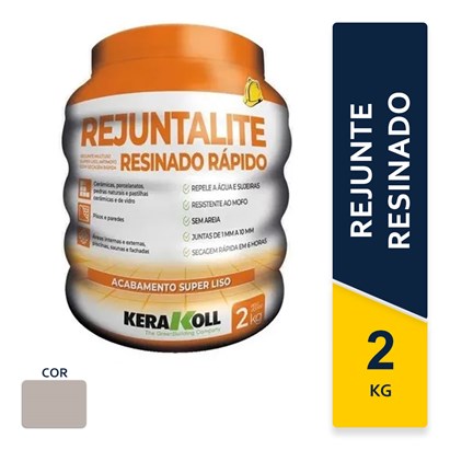 Rejunte Resinado Kerakoll Rejuntalite 2Kg Cinza Ferro - K90138.01