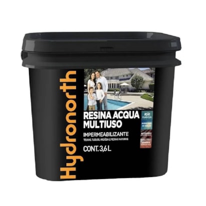 Resina Acqua Fosco Hydronorth Incolor 3,6L -  00095991