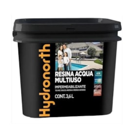 Resina Acqua Hydronorth Incolor 3,6L