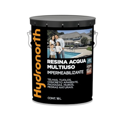 Resina Acrílica Hydronorth Acqua Multiuso Fosca 18L - 6344