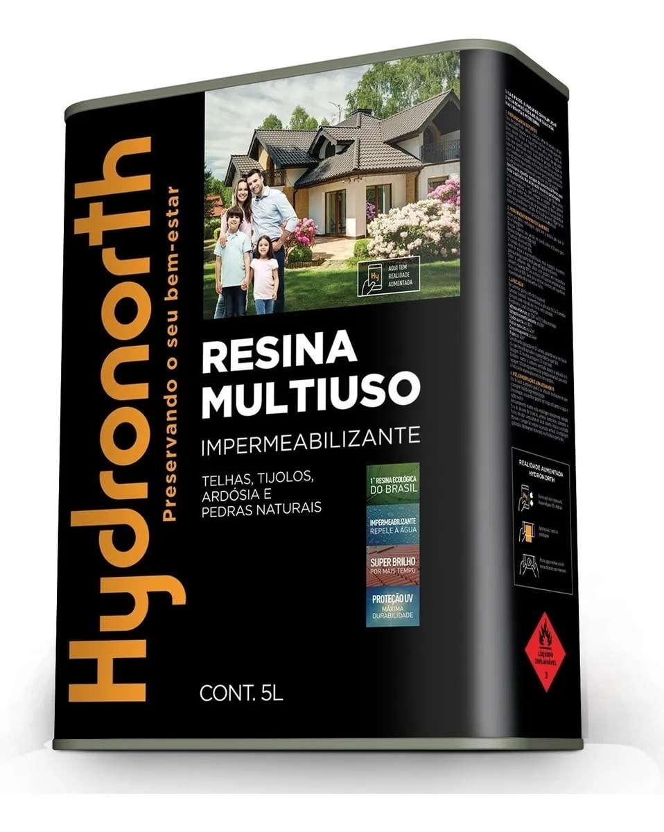 Resina Acrílica Hydronorth Multiuso Alto Brilho 5L - 5515