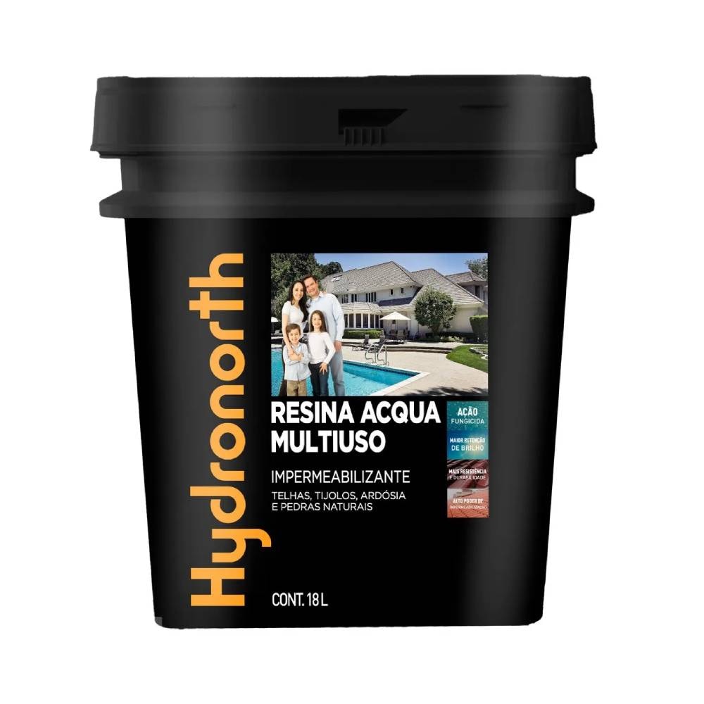 Resina Hydronorth Acqua Fosco Incolor 18L - 00095992