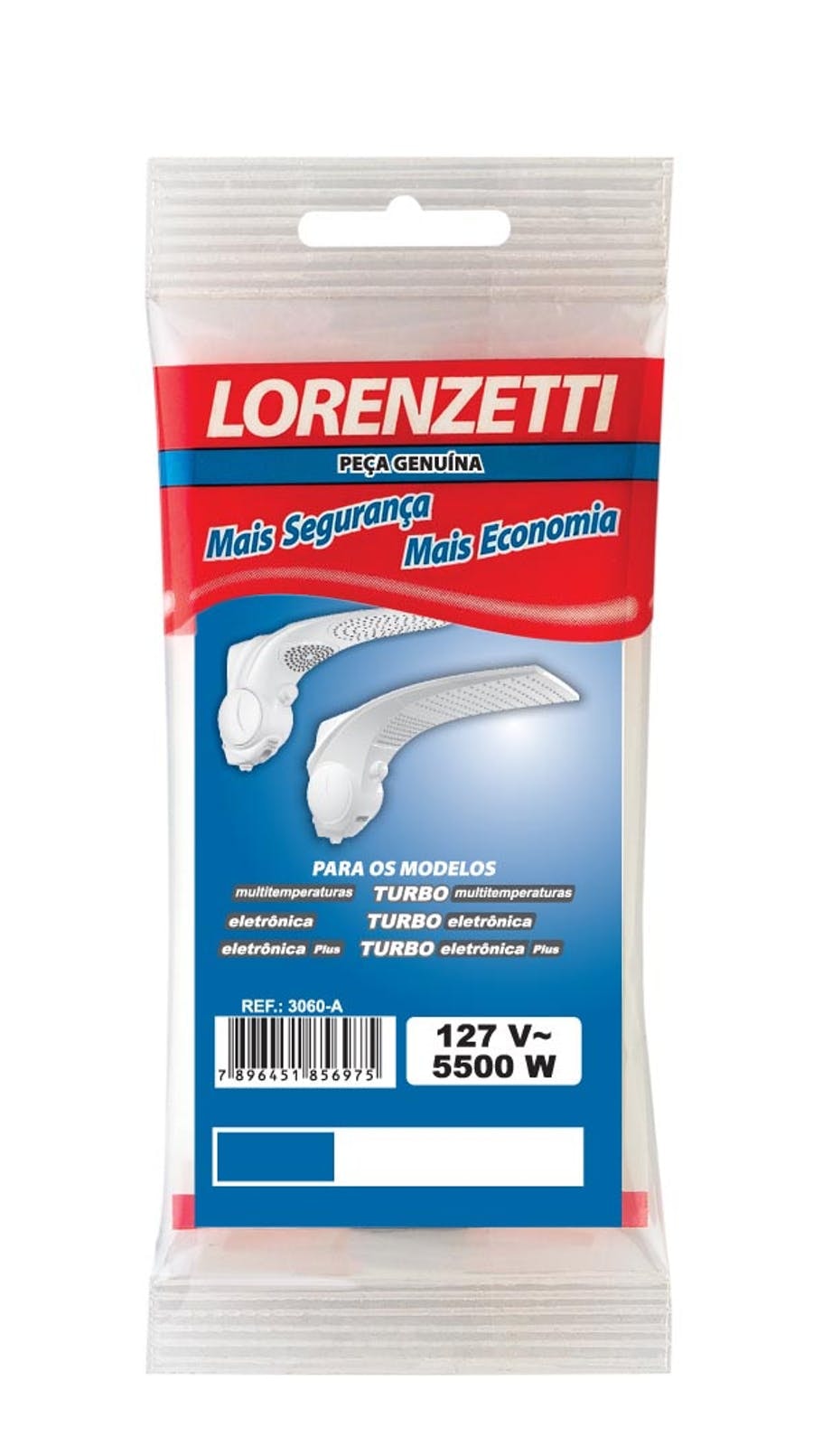 Resistência Lorenzetti para Chuveiro 3060-A 5500W 127V - 7589102