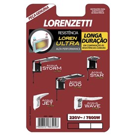 Resistência Lorenzetti para Chuveiro 3065-B Acqua Ultra 7800W 220V - 7589120