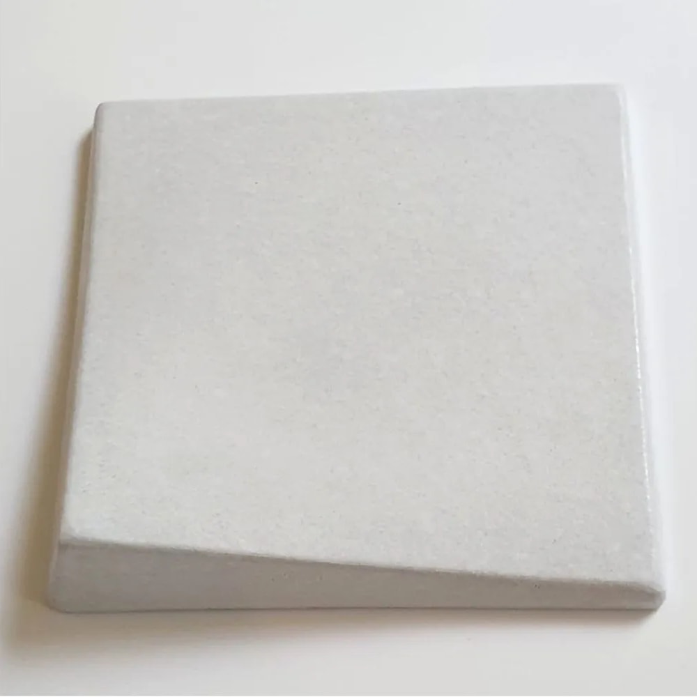 Revestimento 3D Acetinado 15,3x15,3cm Caixa 0,65m² Rerthy Folha Branco Andino