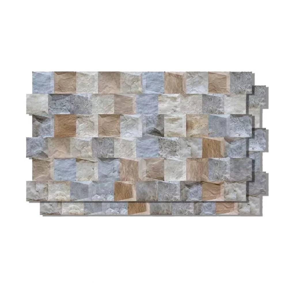 Revestimento 3D Acetinado 31x54cm Caixa 1,34m² Savane Prisma Cianita Bold