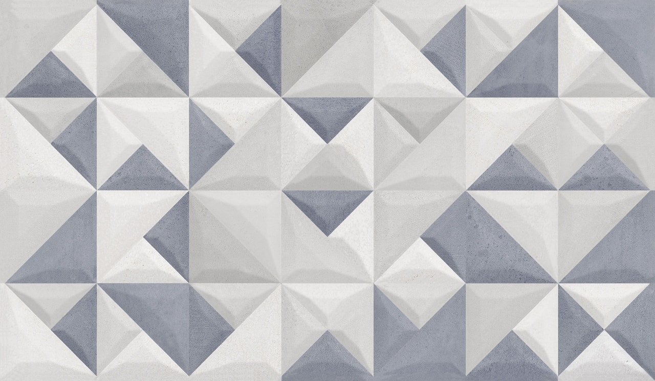 Revestimento 3D Acetinado 33x60cm Caixa 2,43m² Esther Essence Satiny Blue - 53953