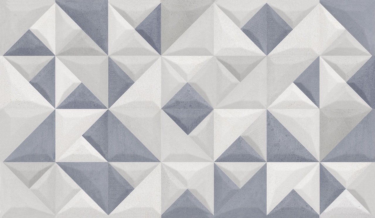 Revestimento 3D Acetinado 33x60cm Caixa 2,43m² Esther Essence Satiny Blue - 53953