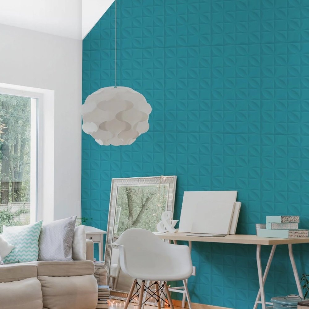 Revestimento 3D Acetinado 45x90cm Caixa 1,62m² Lume Botânico Atlantis Retificado