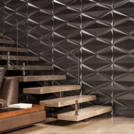 Revestimento 3D Brilhante 30x60cm Caixa 0,72m² Roca Cubic Steel Cobre Retificado - FJH025702