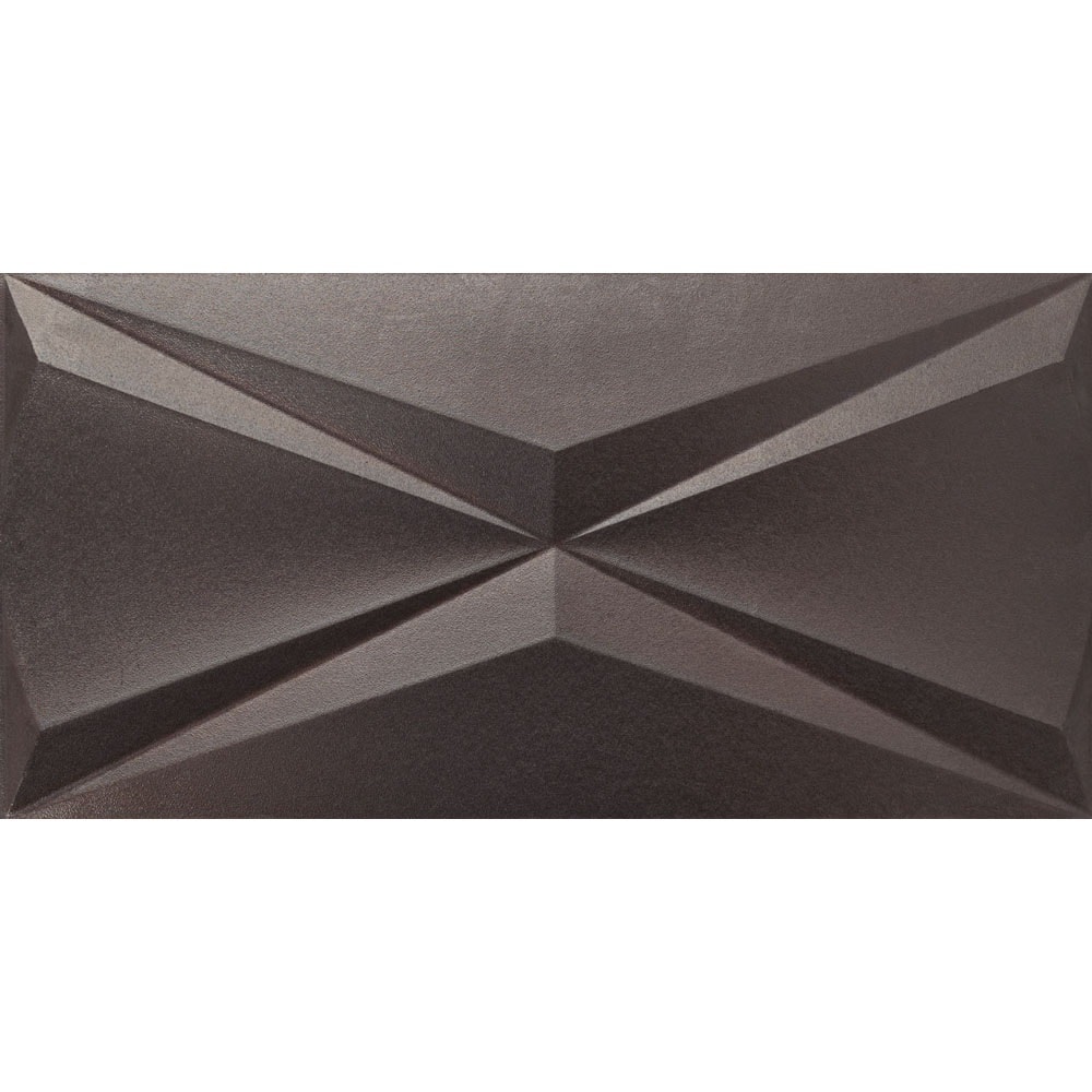 Revestimento 3D Brilhante 30x60cm Caixa 0,72m² Roca Cubic Steel Iron Retificado - FJH035702