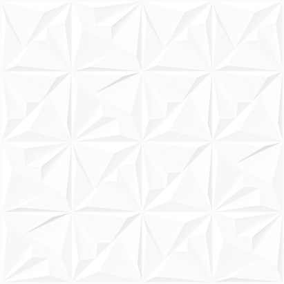 Revestimento 3D de Parede Porcelanato Acetinado 72x72cm Caixa 1,55m² Viarosa Classic White Deco Rettficado - AR72056