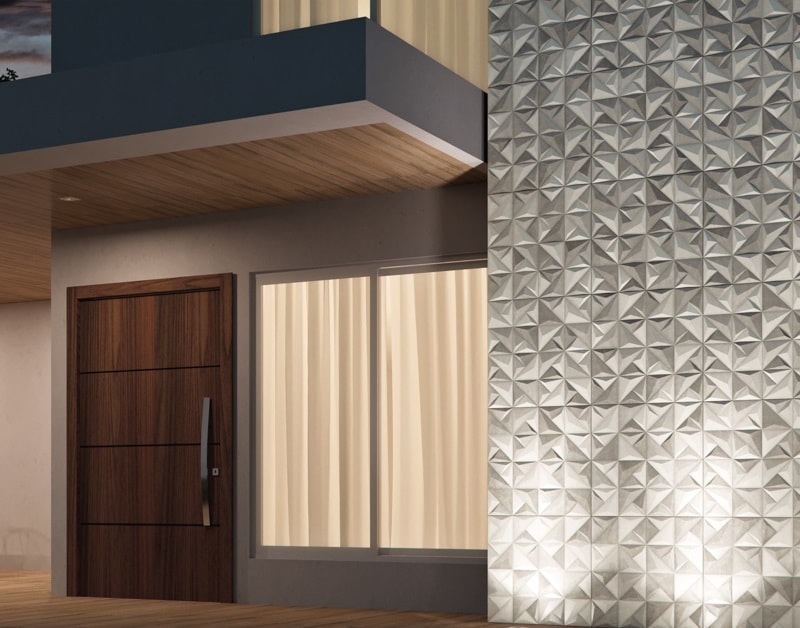 Revestimento 3D Porcelanato Acetinado 58,4x58,4cm Caixa 1,70m² Portinari Sense Abstract Mix Retificado - 59219