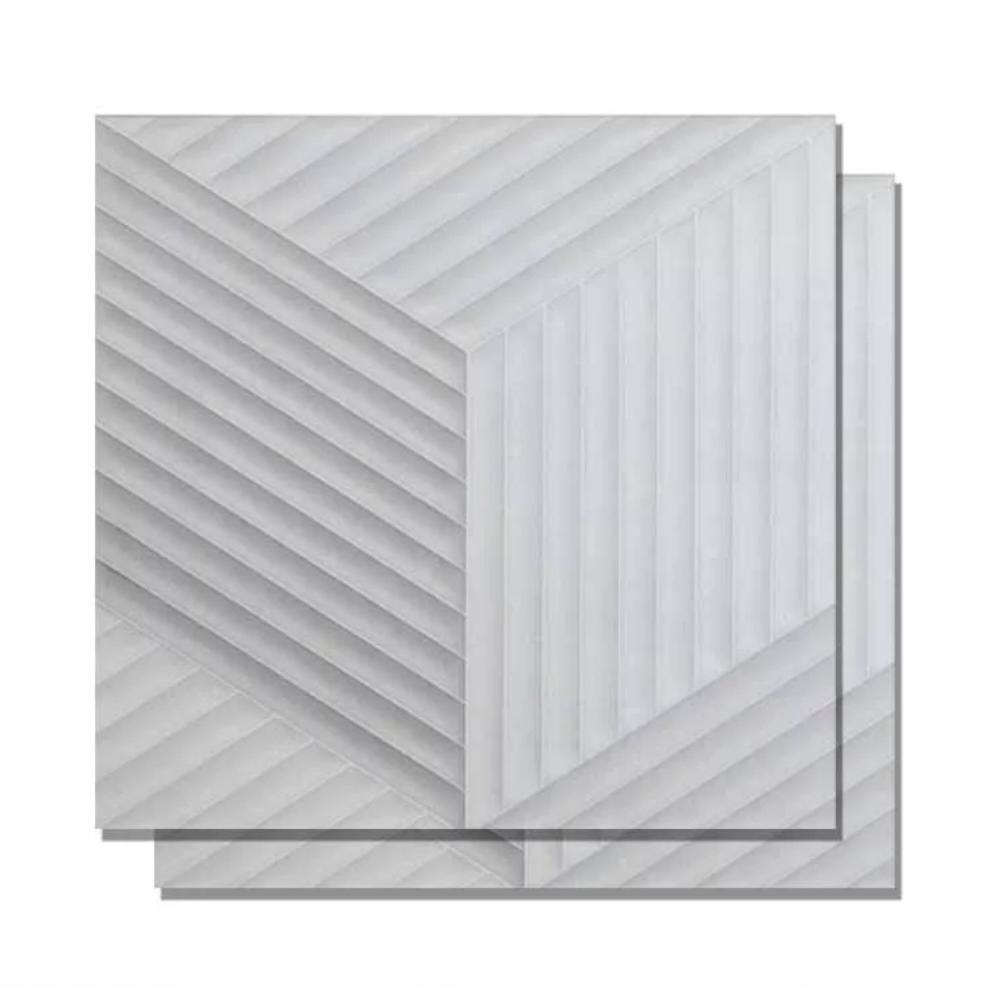 Revestimento 3D Porcelanato Natural 58,4x58,4cm Caixa 1,70m² Portinari Munich Decor Mix Retificado - 61098