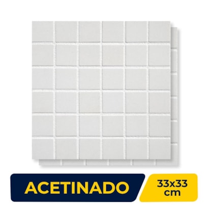 Revestimento Acetinado 33x33cm Roca Astral Luna Mosaico UFAS110M-13 - Caixa com 11 Peças