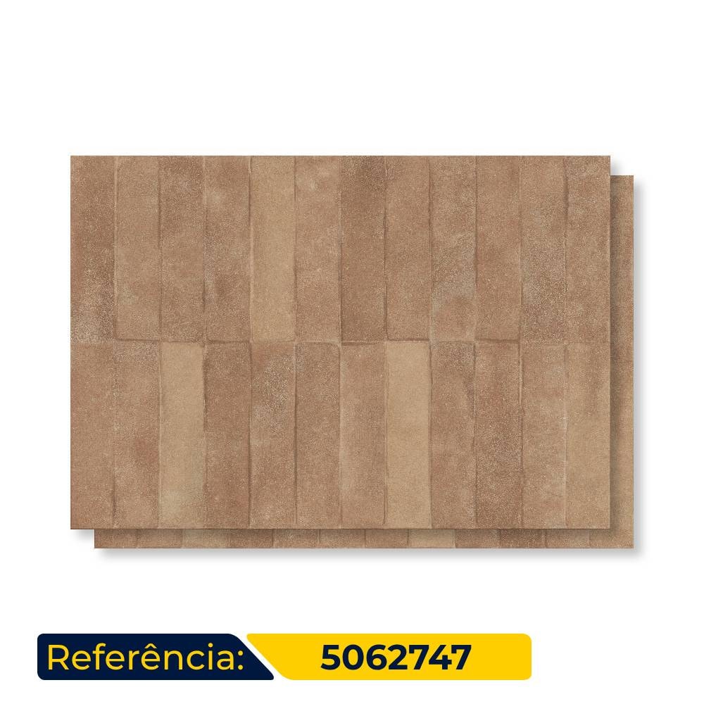 Revestimento Acetinado 43,7x63,1cm Caixa 1,65m² Ceusa Tijoletas BW Retificado - 5062747
