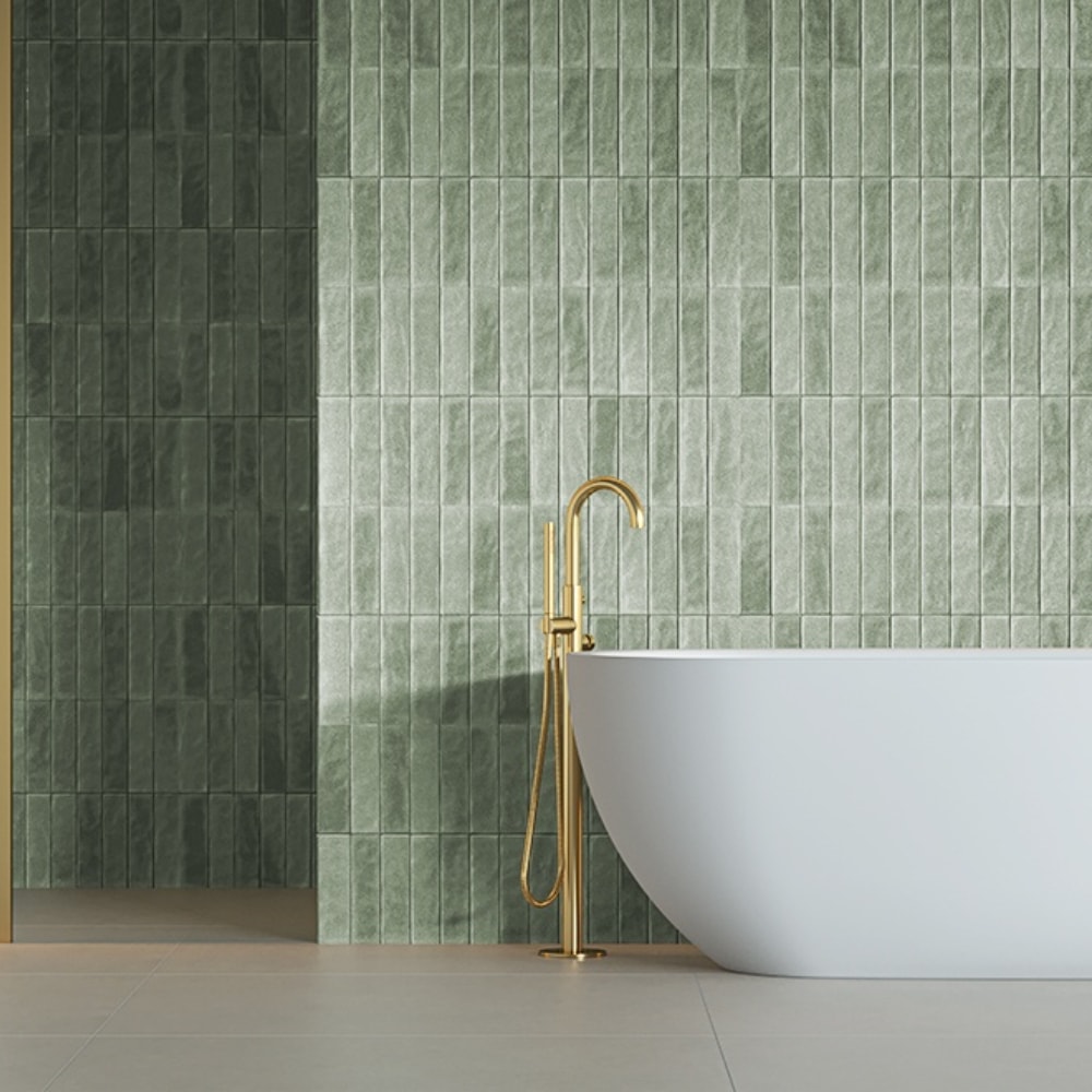 Revestimento Brilhante Incopisos 39x75 Studio Vert Retificado - 339017