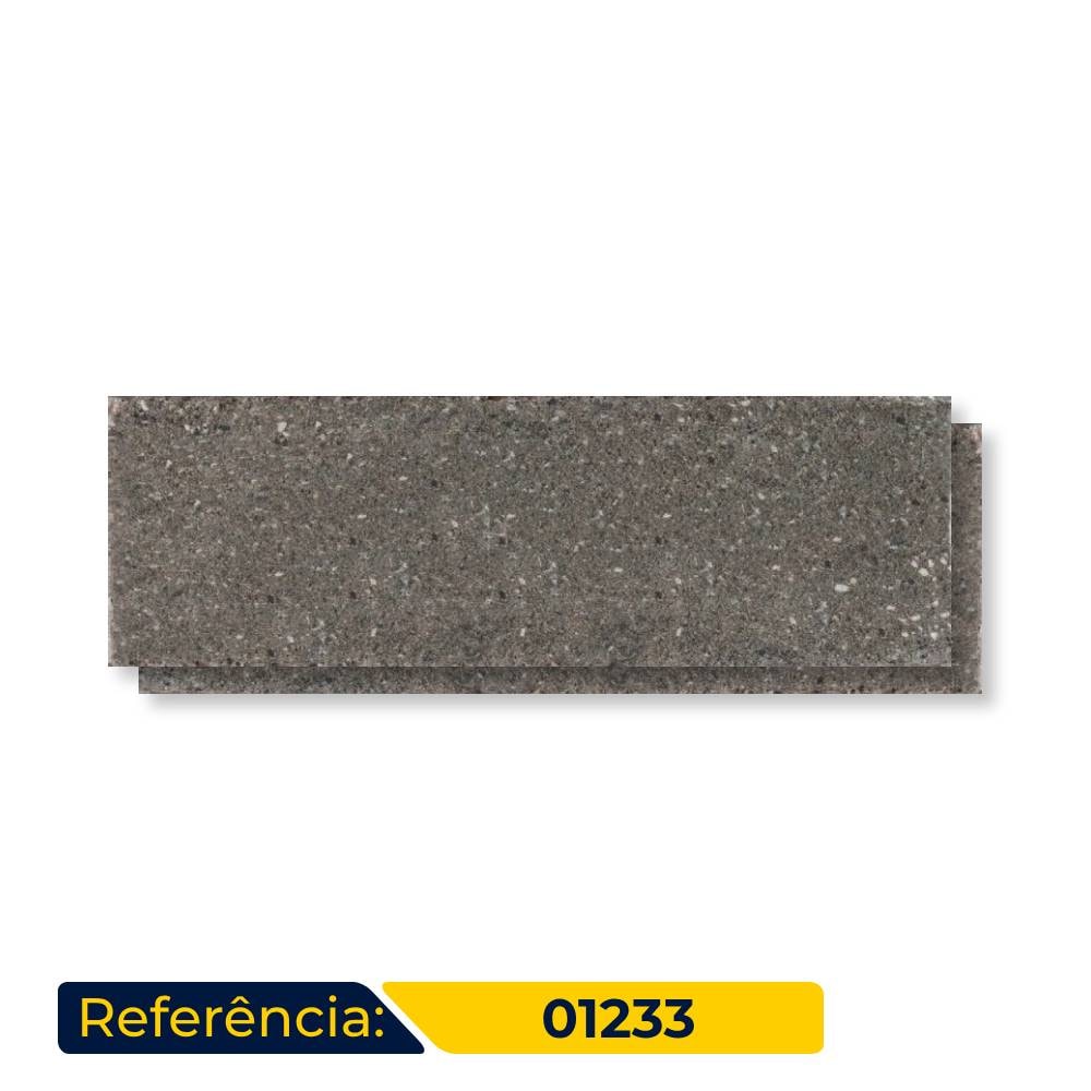 Revestimento Cerâmico 7,6x23,7cm Caixa 0,72m² Conceito Brasil Toscana Brick Cement - 01233