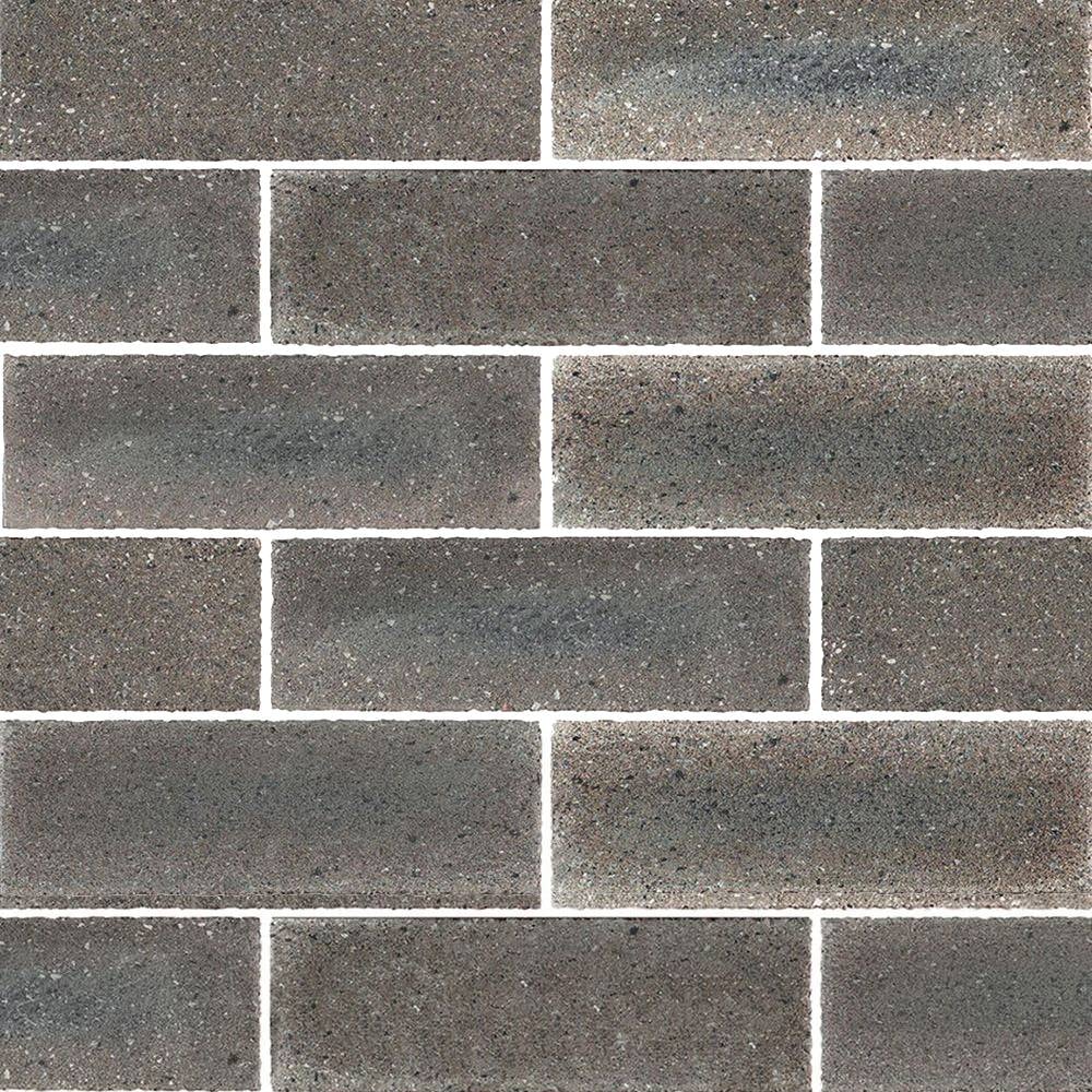 Revestimento Cerâmico 7,6x23,7cm Caixa 0,72m² Conceito Brasil Toscana Brick Cement - 01233