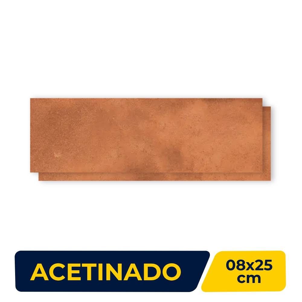 Revestimento Cerâmico Acetinado 08x25cm Caixa 0,53m² Ceusa Cartela Og Lux - 5062703