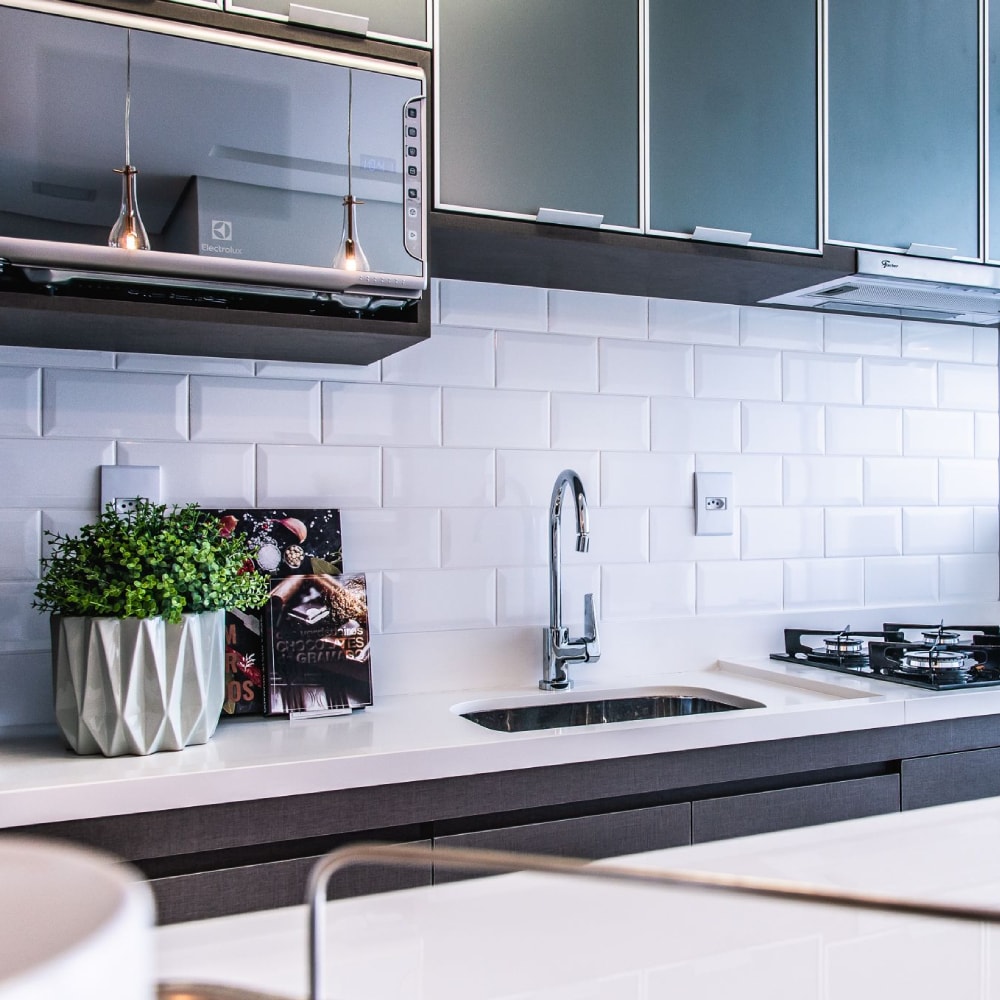 Revestimento Cerâmico Acetinado 10x20cm Caixa 1,00m² Eliane Metro White Bold - 8028101