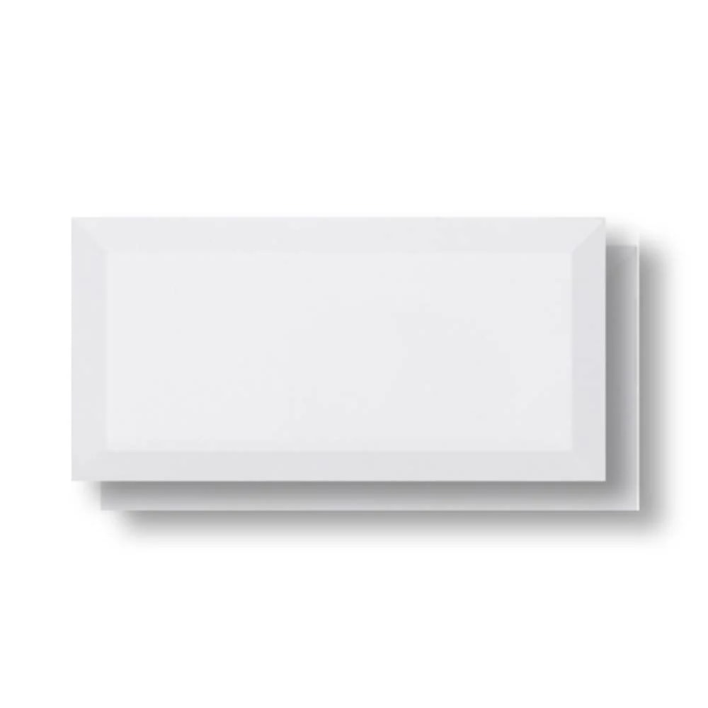Revestimento Cerâmico Acetinado 10x20cm Caixa 1,00m² Eliane Metro White Bold - 8028101