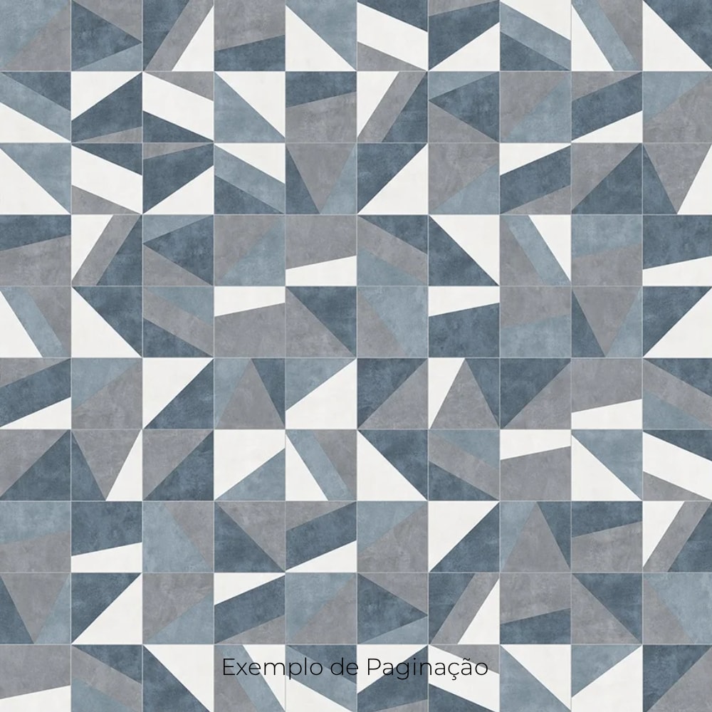 Revestimento Cerâmico Acetinado 29x58,4cm Caixa 2,04m² Portinari Blues Abstract Mix Retificado - 61519