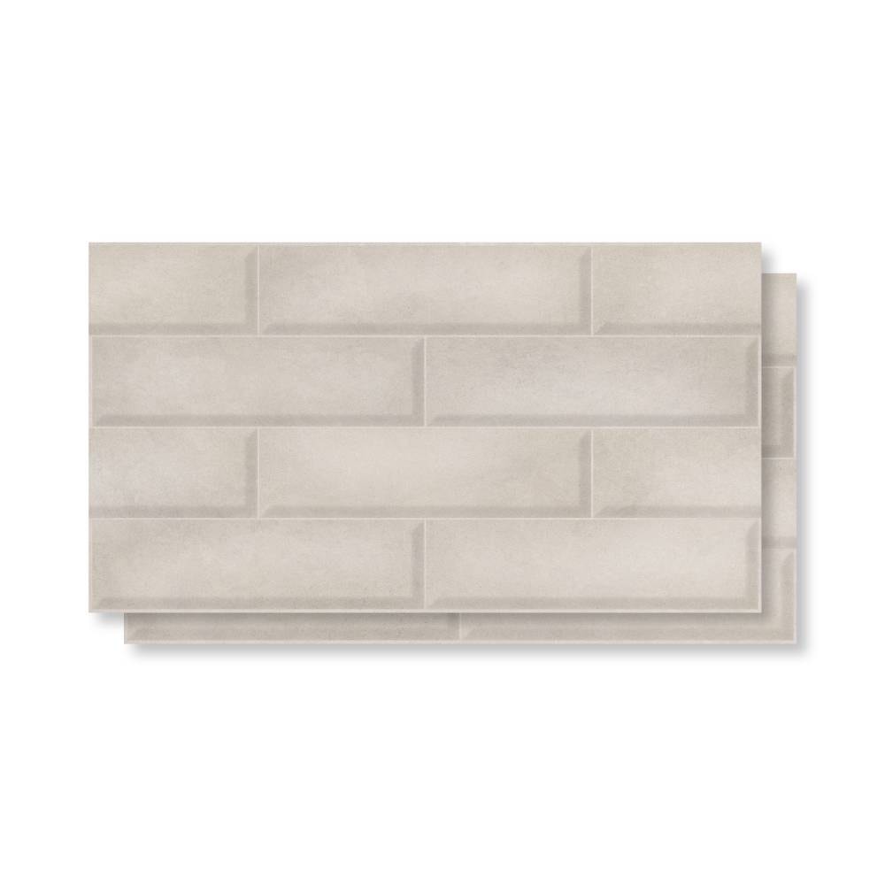Revestimento Cerâmico Acetinado 32x59cm Caixa 2,30m² Lume Brick Atacama Relevo LDL Retificado