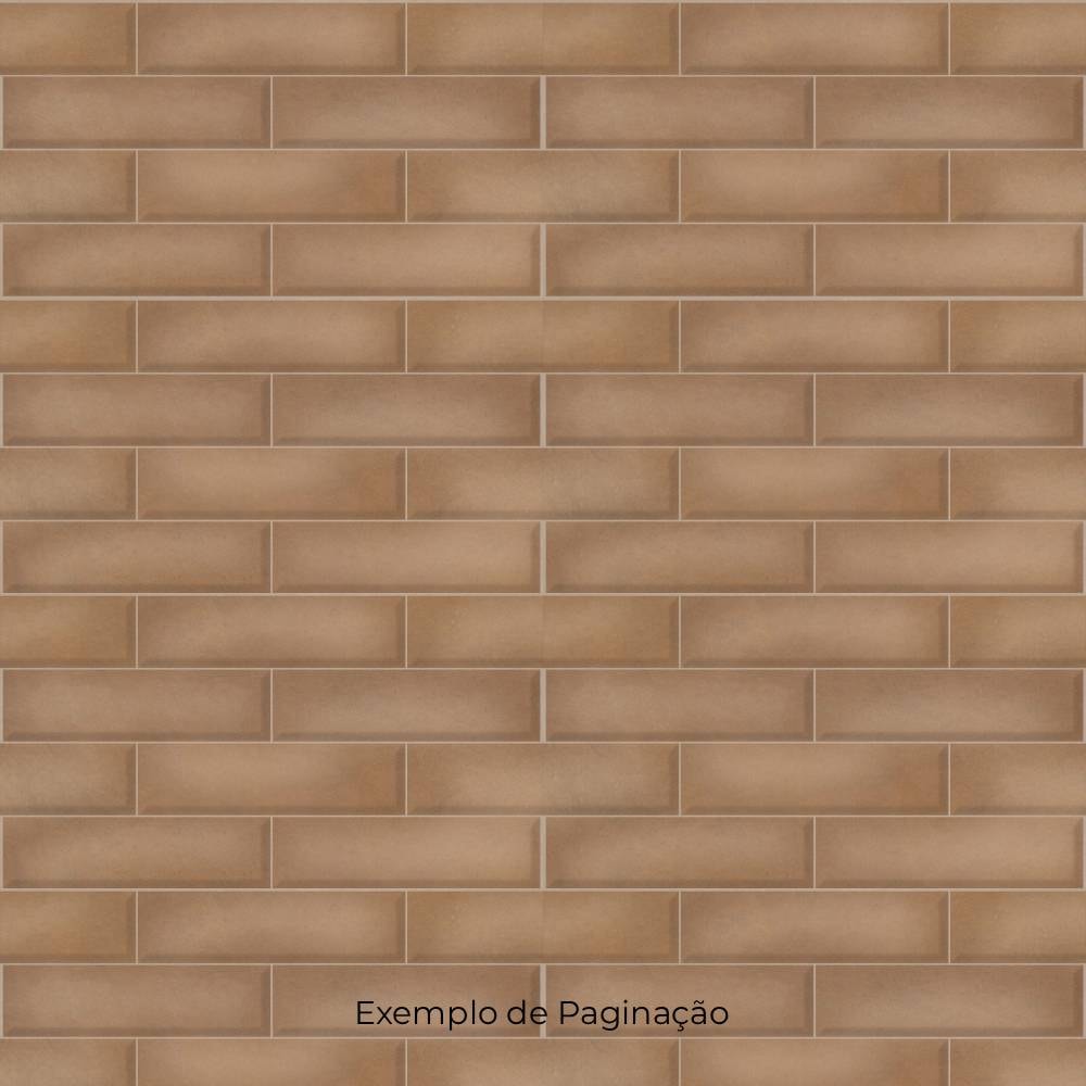 Revestimento Cerâmico Acetinado 32x59cm Caixa 2,30m² Lume Brick Olaria Relevo LDL Retificado