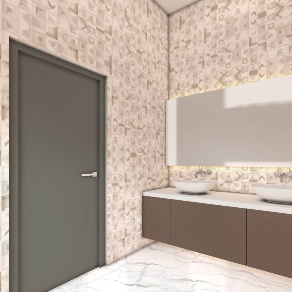 Revestimento Cerâmico Acetinado 33x60cm Caixa 2,34m² Embramaco Kyoto Bege Retificado - 57520