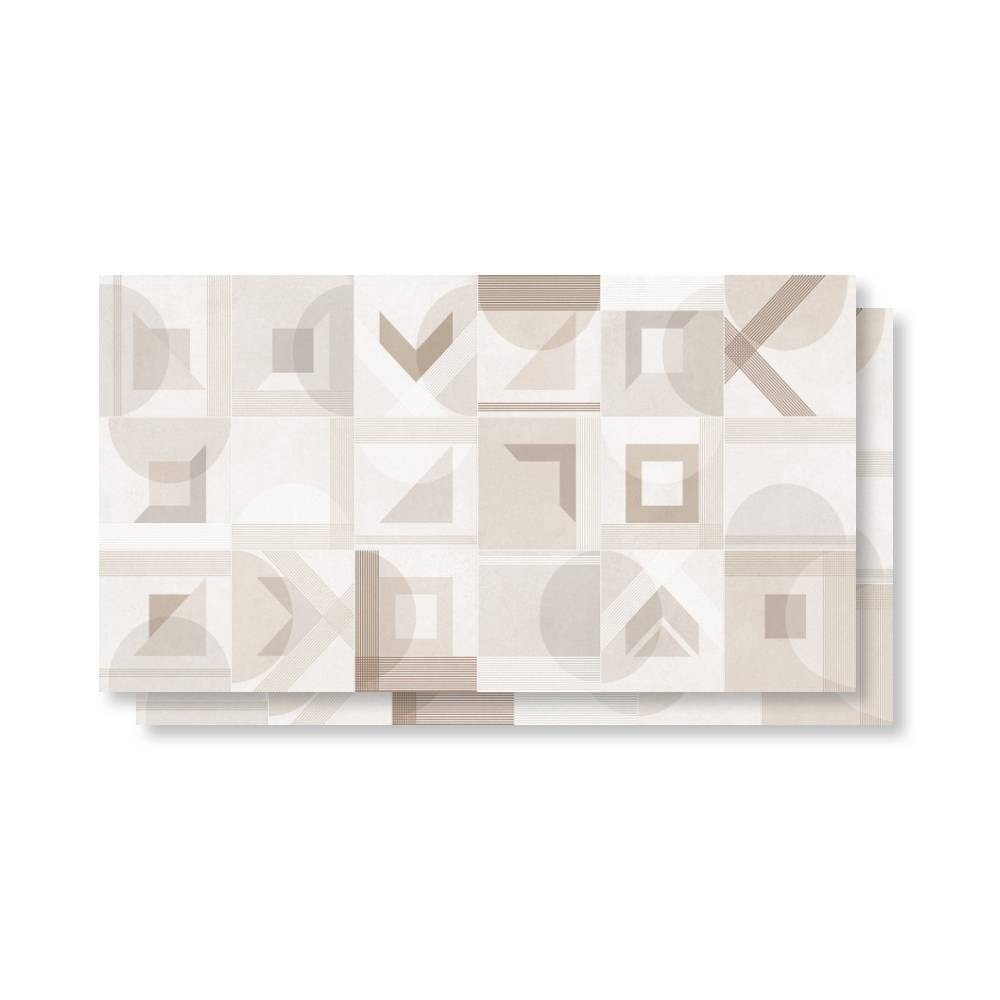 Revestimento Cerâmico Acetinado 33x60cm Caixa 2,34m² Embramaco Kyoto Bege Retificado - 57520