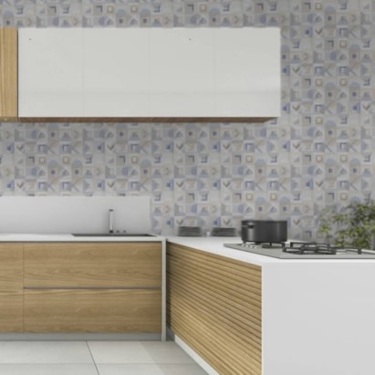 Revestimento Cerâmico Acetinado 33x60cm Caixa 2,34m² Embramaco Kyoto Color Retificado - 57521