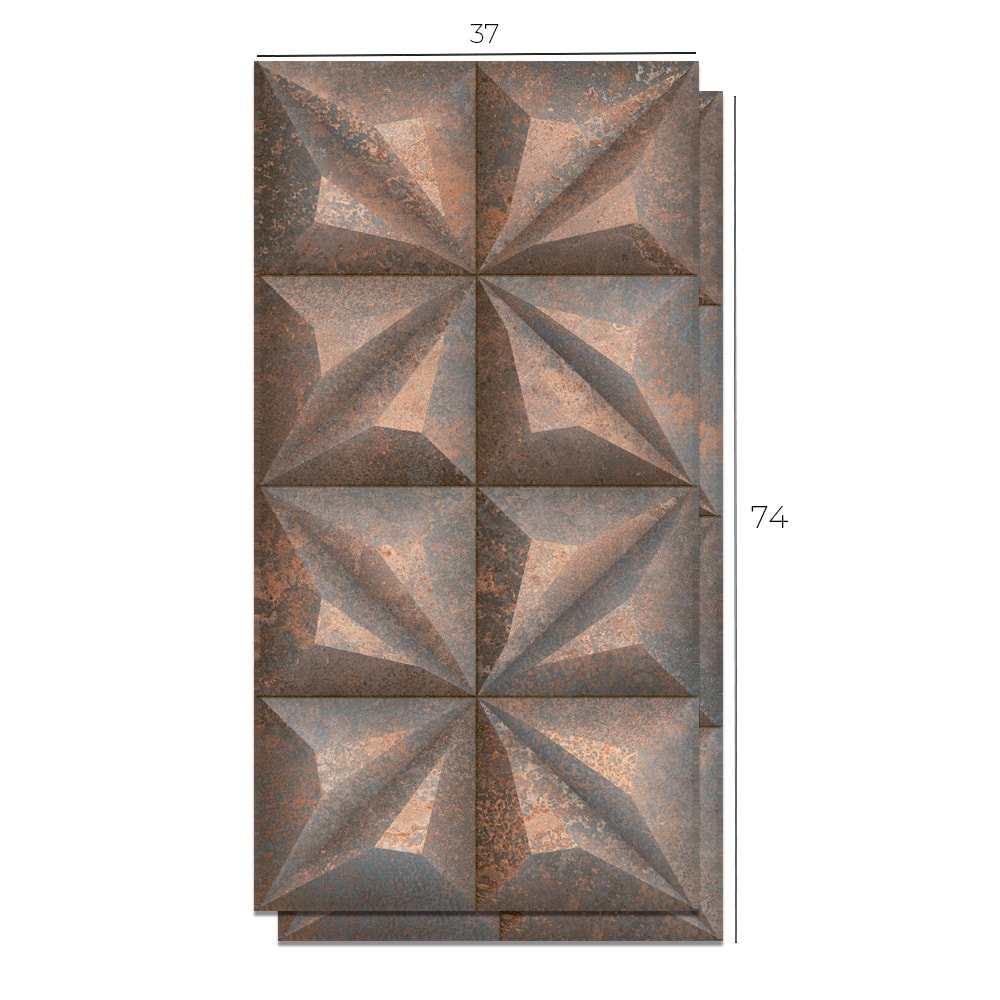 Revestimento Cerâmico Acetinado 37x74cm Caixa 1,88m² Savane Metallo Retificado