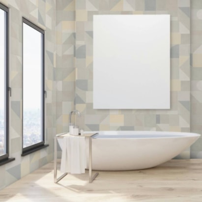 Revestimento Cerâmico Acetinado 38x76cm Caixa 2,02m² Embramaco Cemento Vecchio Retificado - RT38027