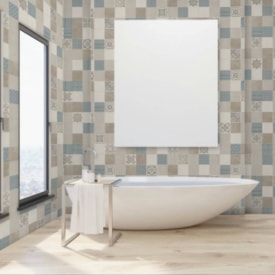 Revestimento Cerâmico Acetinado 38x76cm Caixa 2,02m² Embramaco Village Decor Retificado - RT38026