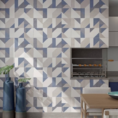 Revestimento Cerâmico Acetinado 39x75cm Caixa 2,06m² Incopisos Alameda Decor Retificado - 339000