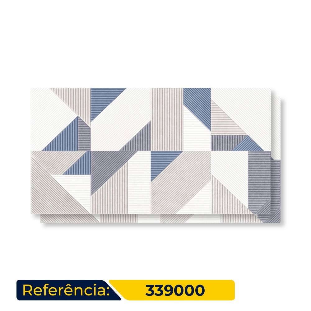Revestimento Cerâmico Acetinado 39x75cm Caixa 2,06m² Incopisos Alameda Decor Retificado - 339000
